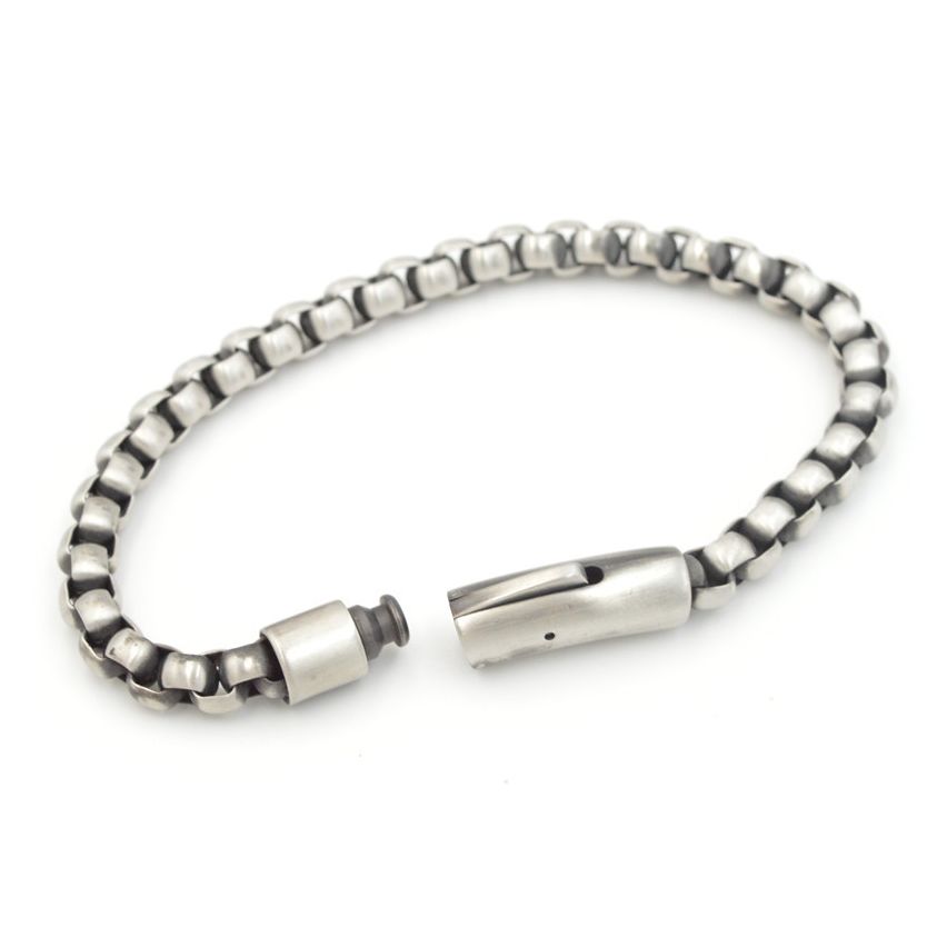S.Steel New S. Steel Antique silver Balinese Men-c 16g