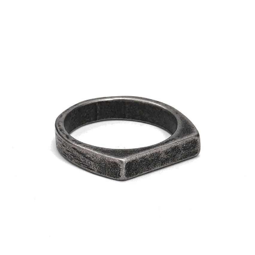 S.Steel Antique silver With Plate Men-c