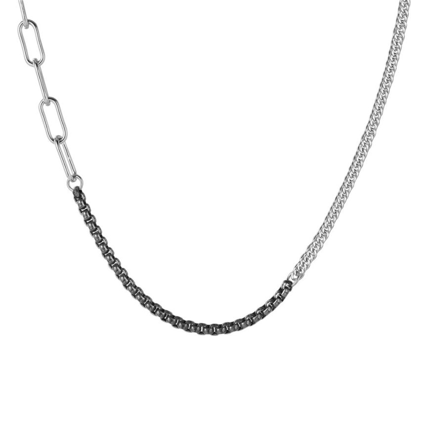 S.Steel Two plating colors Chain link Men-c 20g