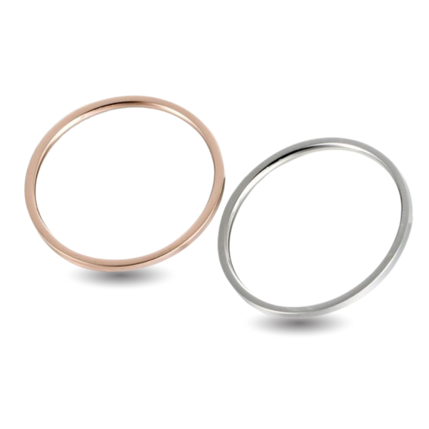 S.Steel Unisex S.Steel Ring Wedding Men-c