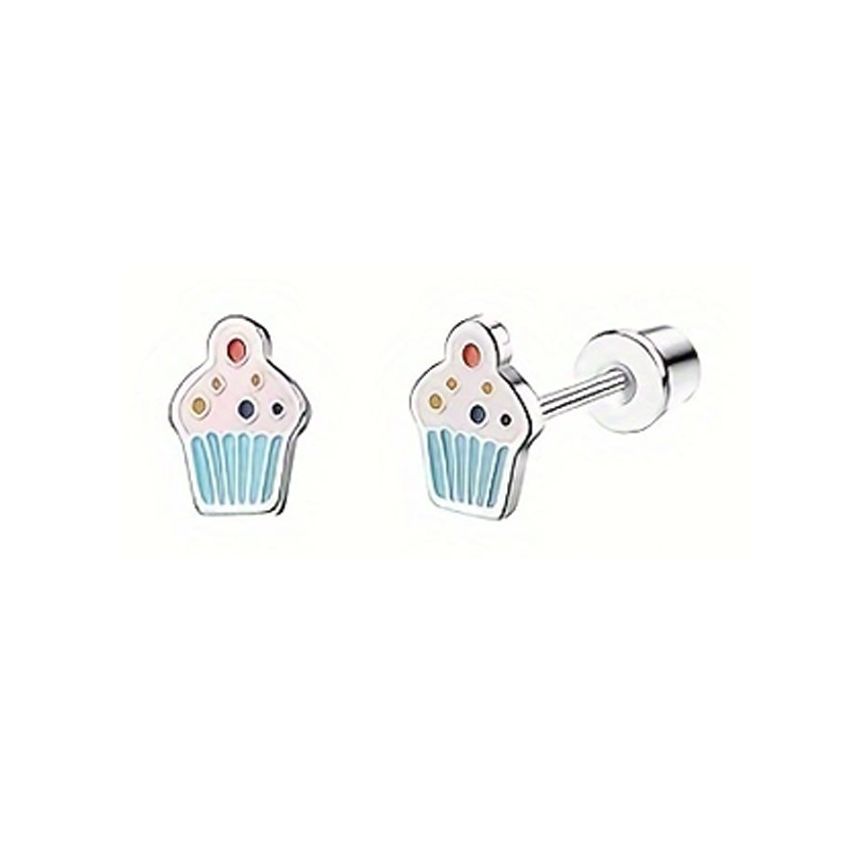 New Enamel Minimalist Earrings 6x4mm - 0.8mm 