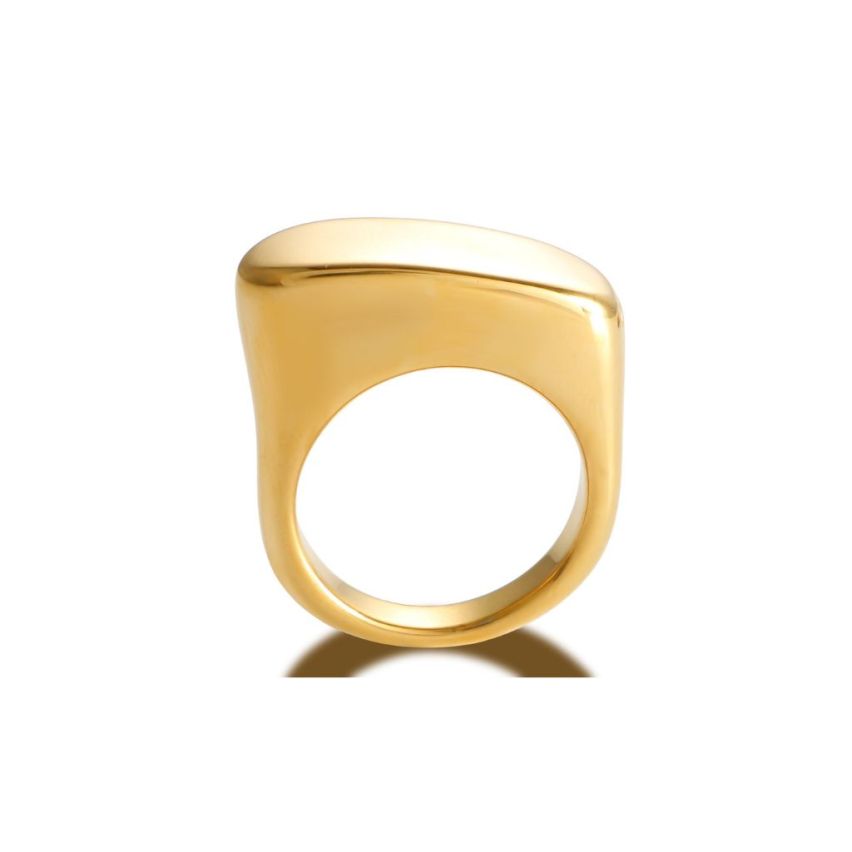 S.Steel Gold Plating Enamel Smooth Women-c