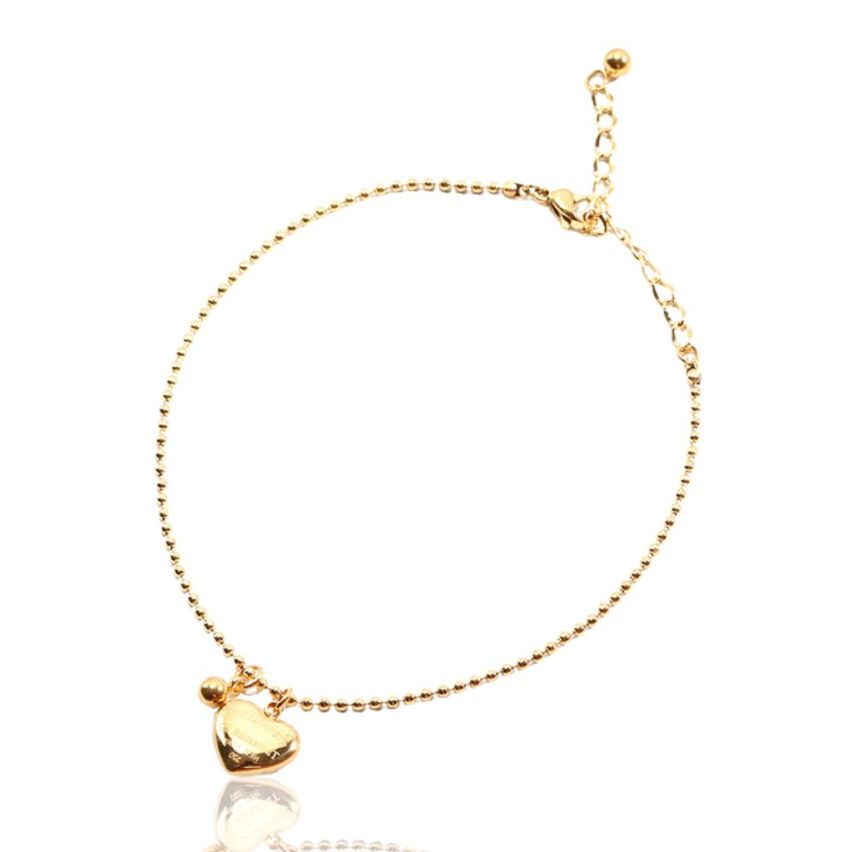 S.Steel Gold Plating Anklets Women-c