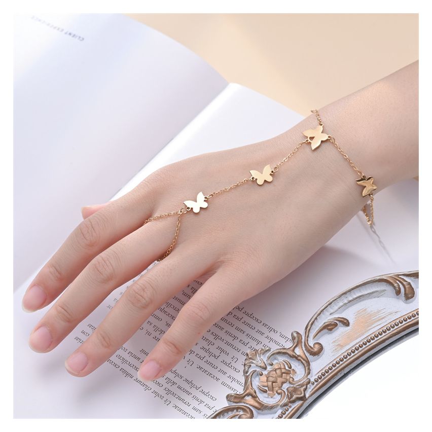 S.Steel Gold Plating Indians Women-c
