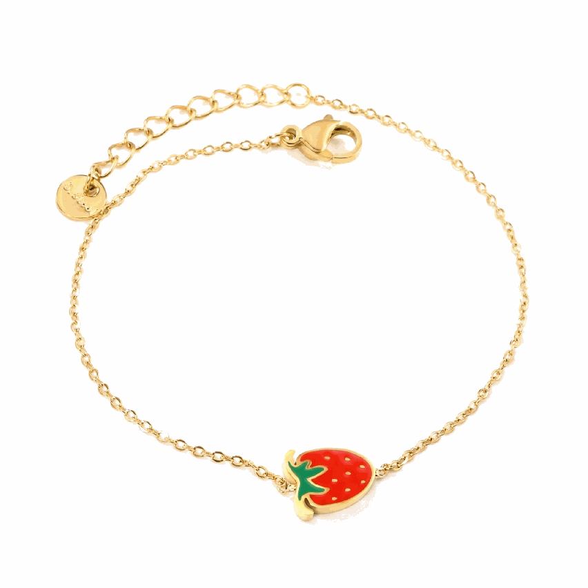 New Gold Plating Red Minimalist Women-c 1.5g 