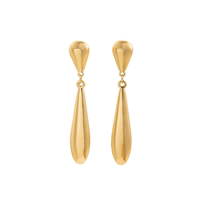 S.Steel Gold Plating Long Women-c 19.5g 58.5x9.6mm