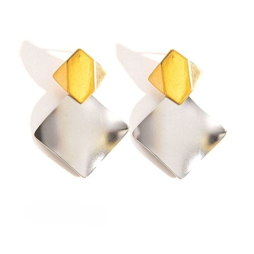 S.Steel Gold Plating Long Women-c 8.6g 42.5x30.6mm