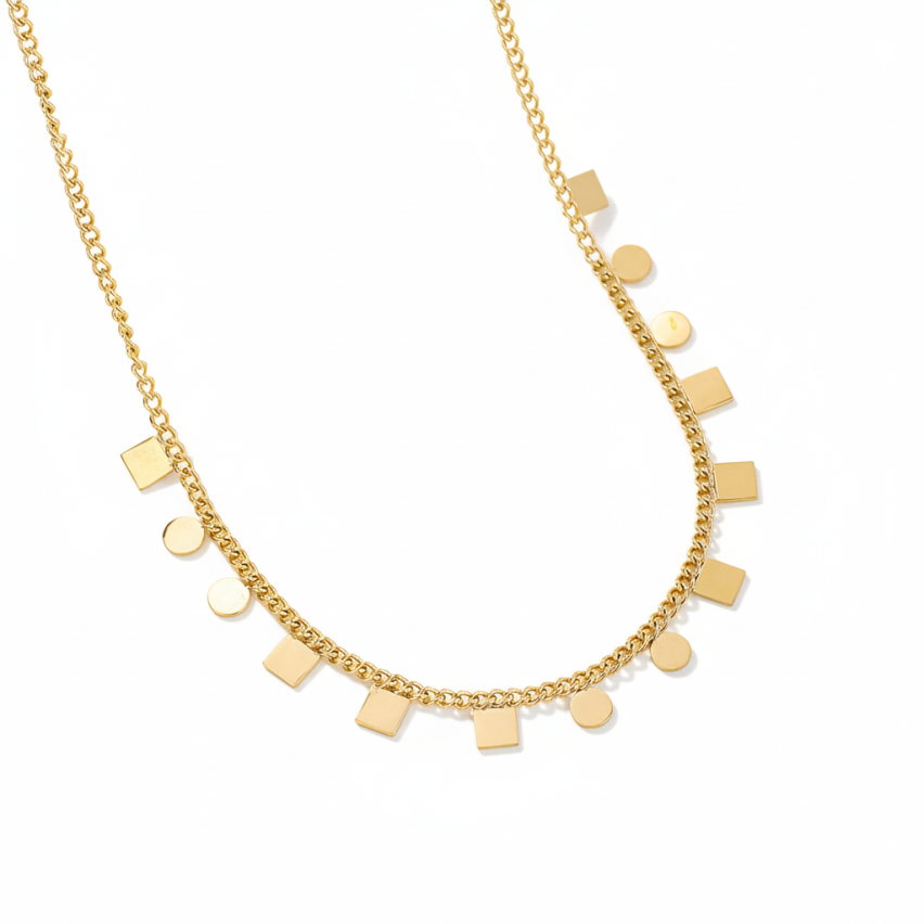 S.Steel Gold Plating Minimalist Women 3.6g 