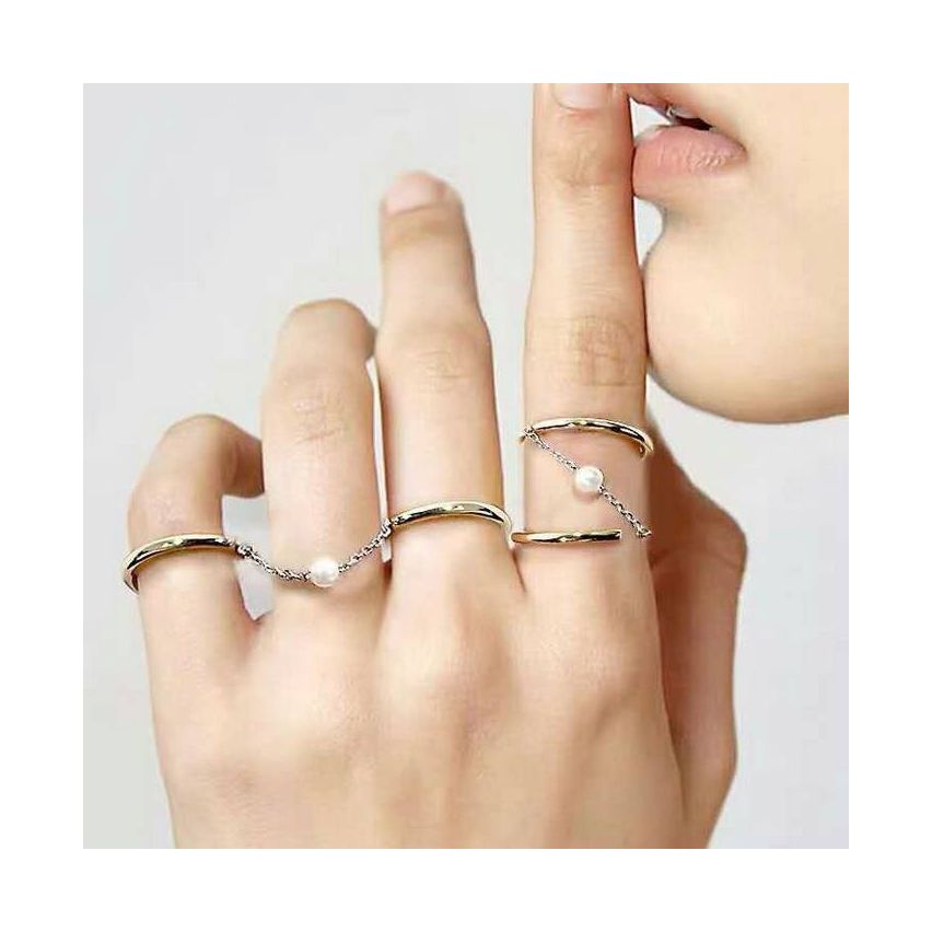 S.Steel Gold Plating Minimalist Women-c