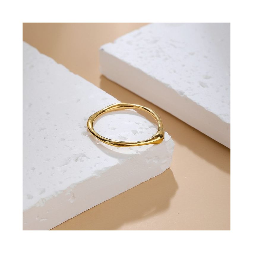 S.Steel Gold Plating Minimalist Women-c