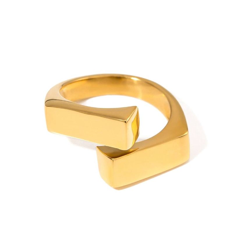 S.Steel Gold Plating Smooth Women-c 4.77g