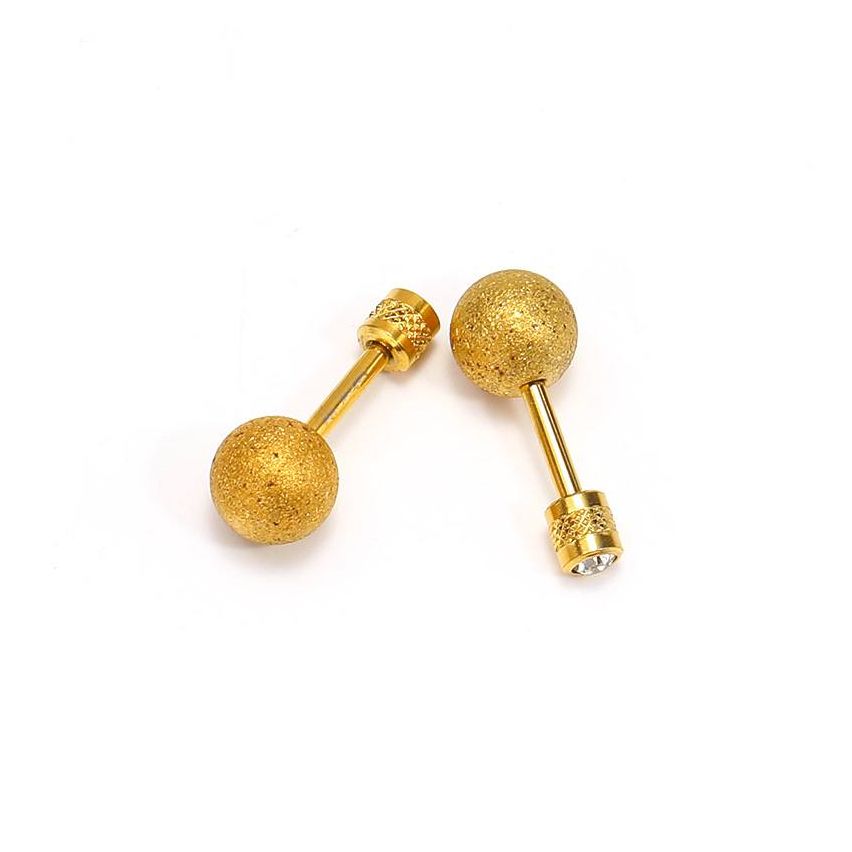 S.Steel Gold Plating Zircon Minimalist Women-c