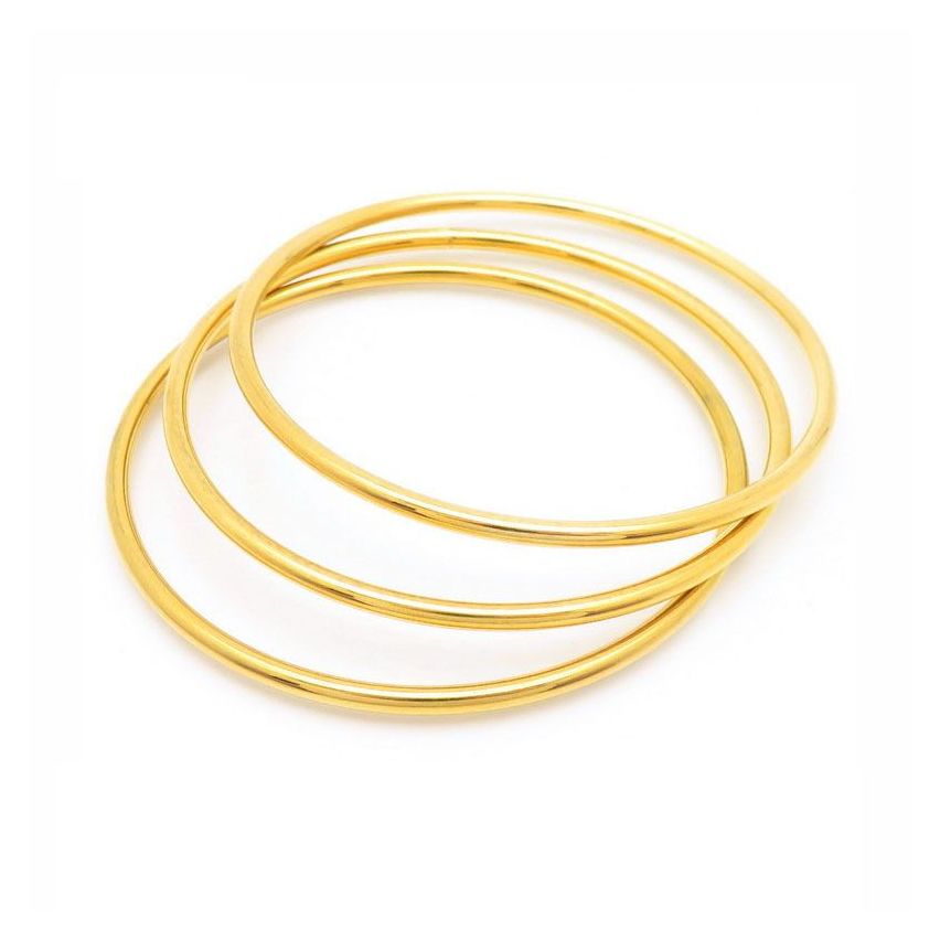 S.Steel New Gold Plating Sets Women-c 10g