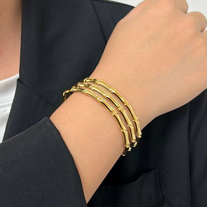 Gold Plating Geometric Women-c 22.8g