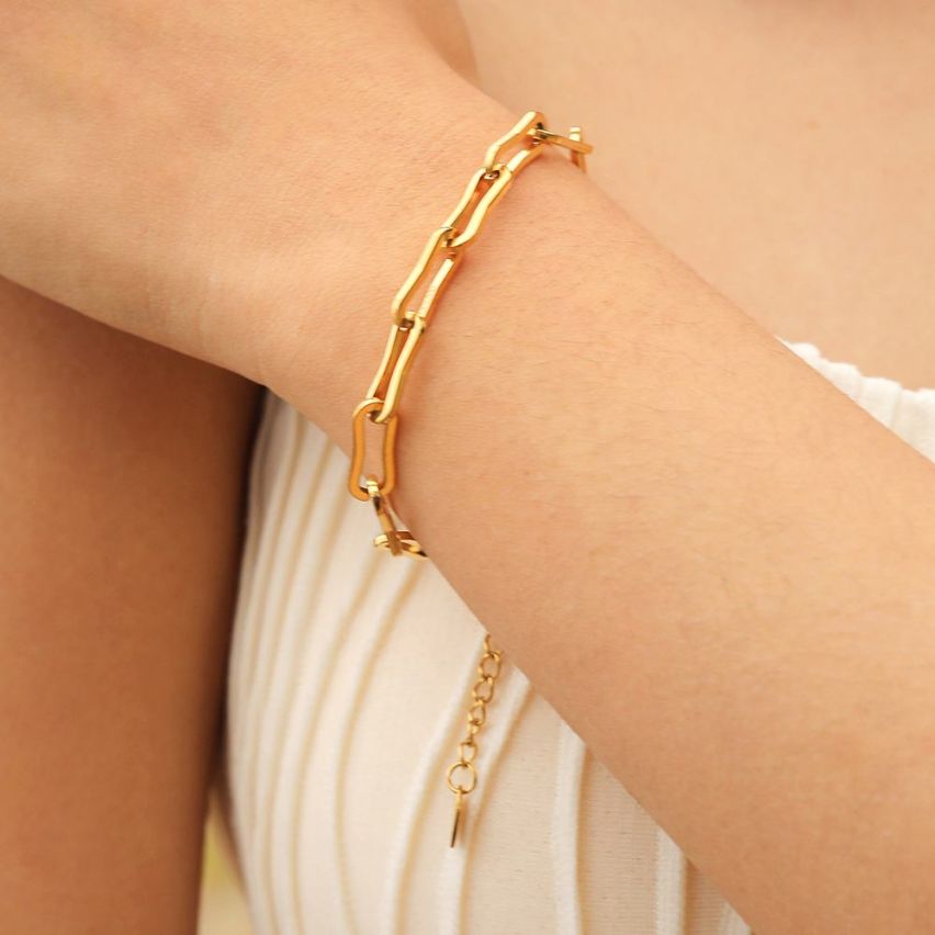 Gold Plating Special Links Women-c 8g 210x6mm