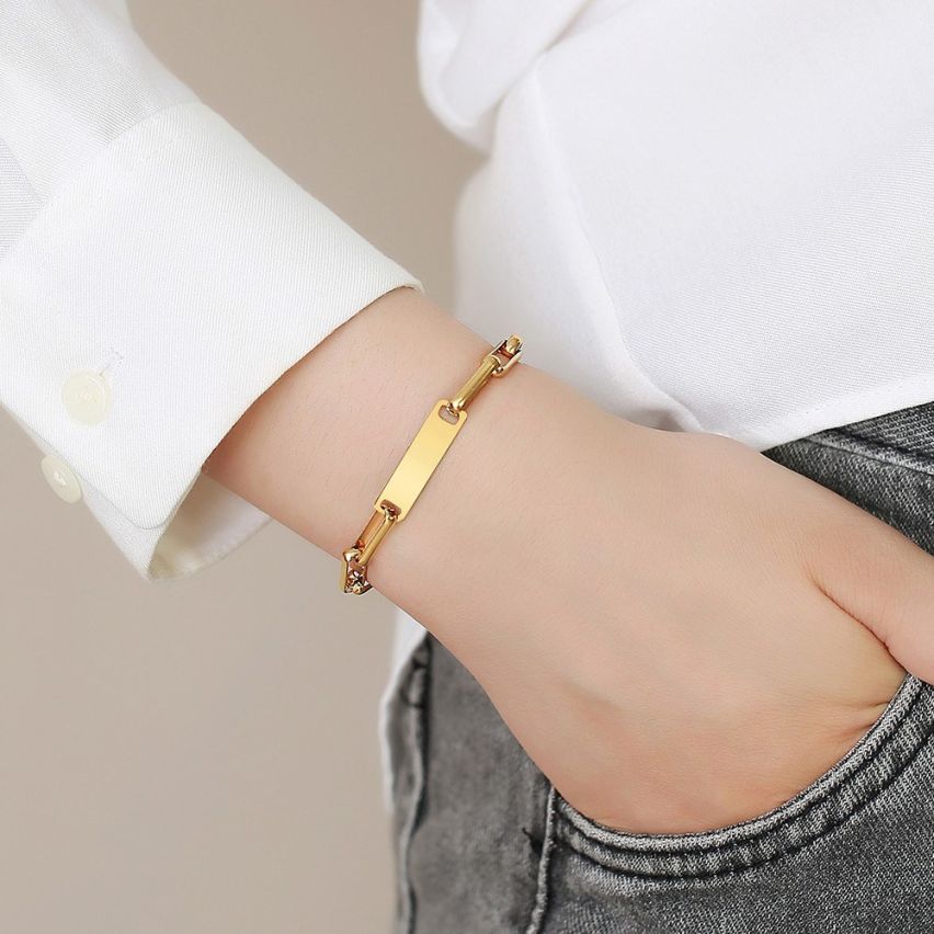 Gold Plating With Plate Women-c 6.13g 220x6mm