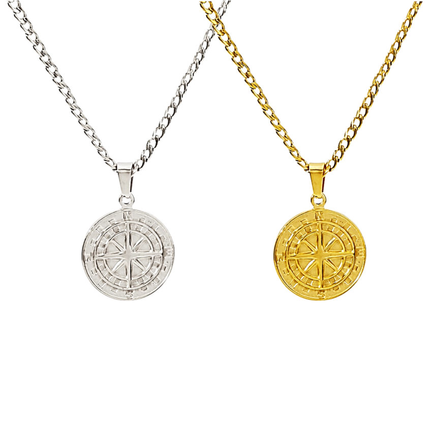 S.Steel Gold Plating With Plate Men-c