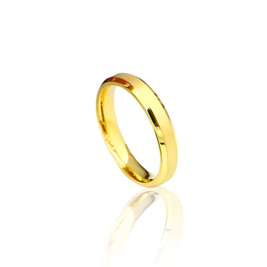 S.Steel Gold Plating Wedding Women-c - 1.4mm EU60 - ES20 - US9