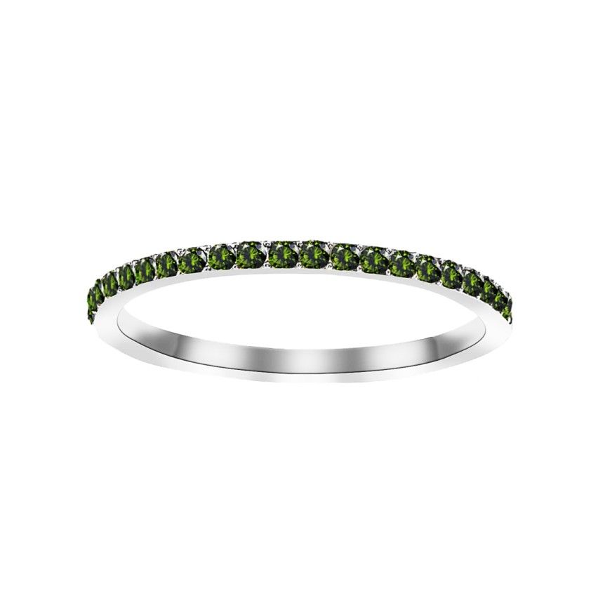 S.Steel Green Zircon Women-c