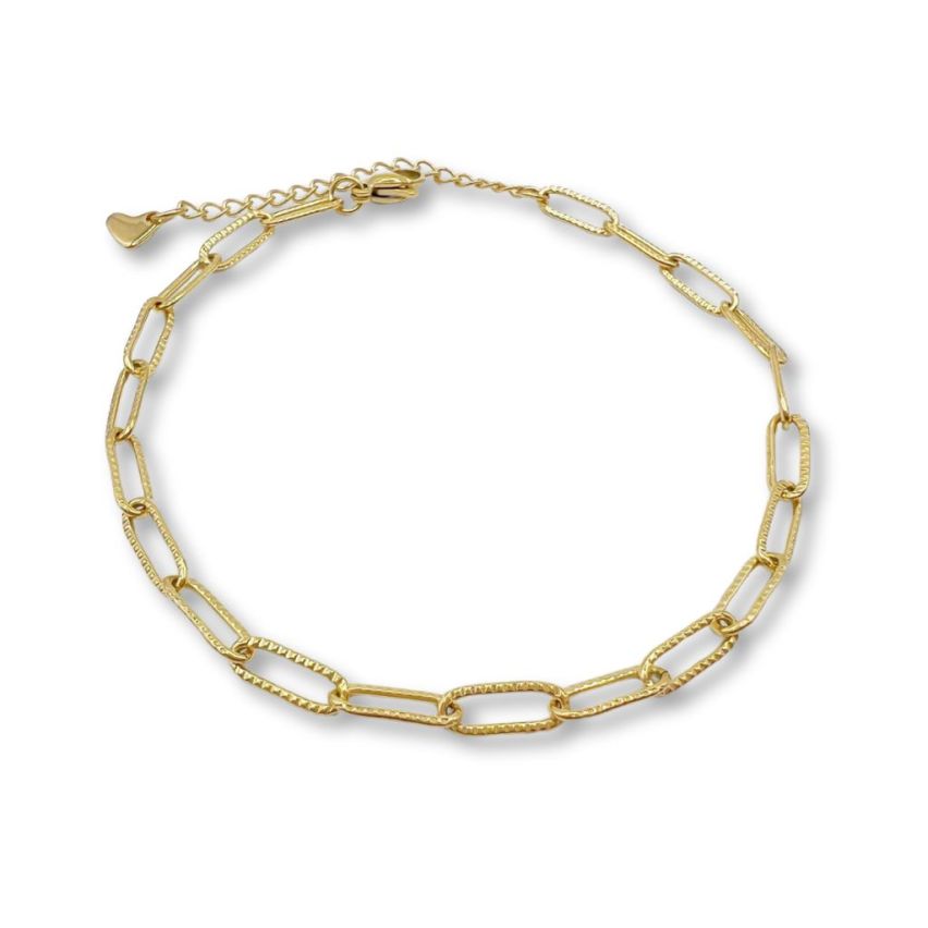 S.Steel Gold Plating Anklets Women-c 6g