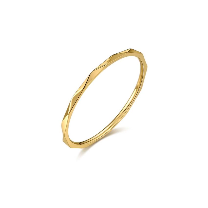 S.Steel S.Steel Unisex Gold Plating Minimalist Men-c 0.5g EU50 - ES10 - US5