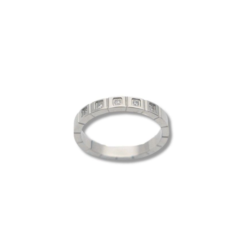 S.Steel Zircon Minimalist Women-c EU50 - ES10 - US5