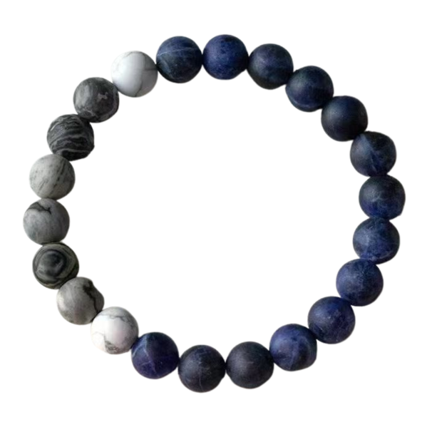 Unisex Natural Stone Beads Men-c 25g