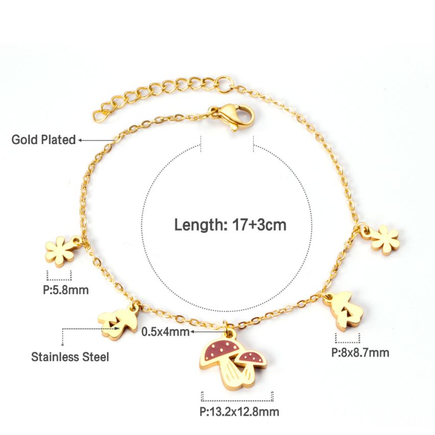 New Gold Plating Enamel Minimalist Bracelets 