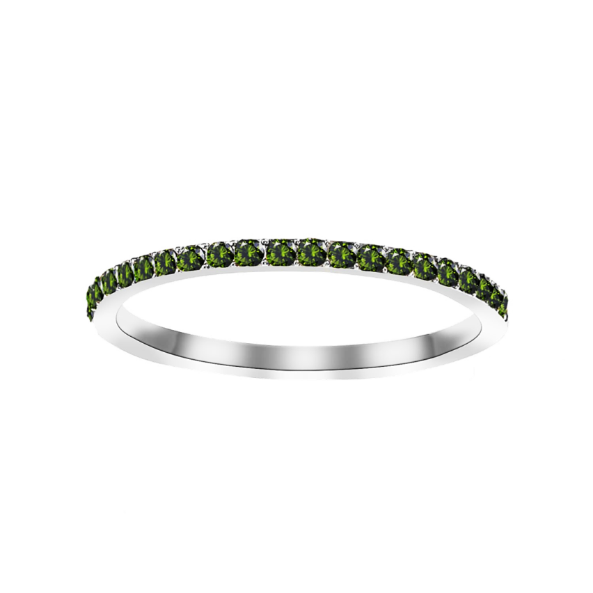 S.Steel New Green Zircon Women-c 2g EU57 - ES17 - US8