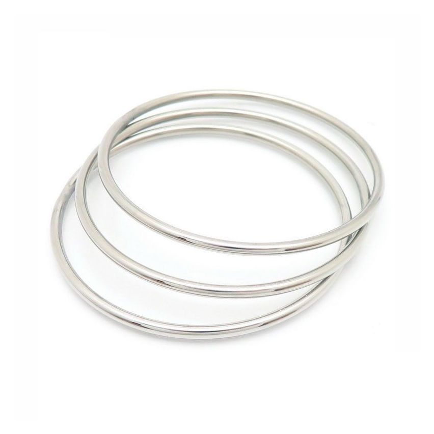 S.Steel New Shiny Sets Women-c 65x4mm