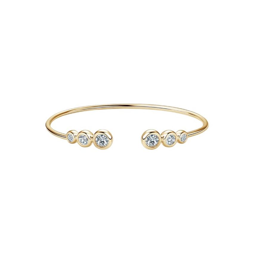S.Steel New Gold Plating White Zircon Minimalist Women-c 0.02g