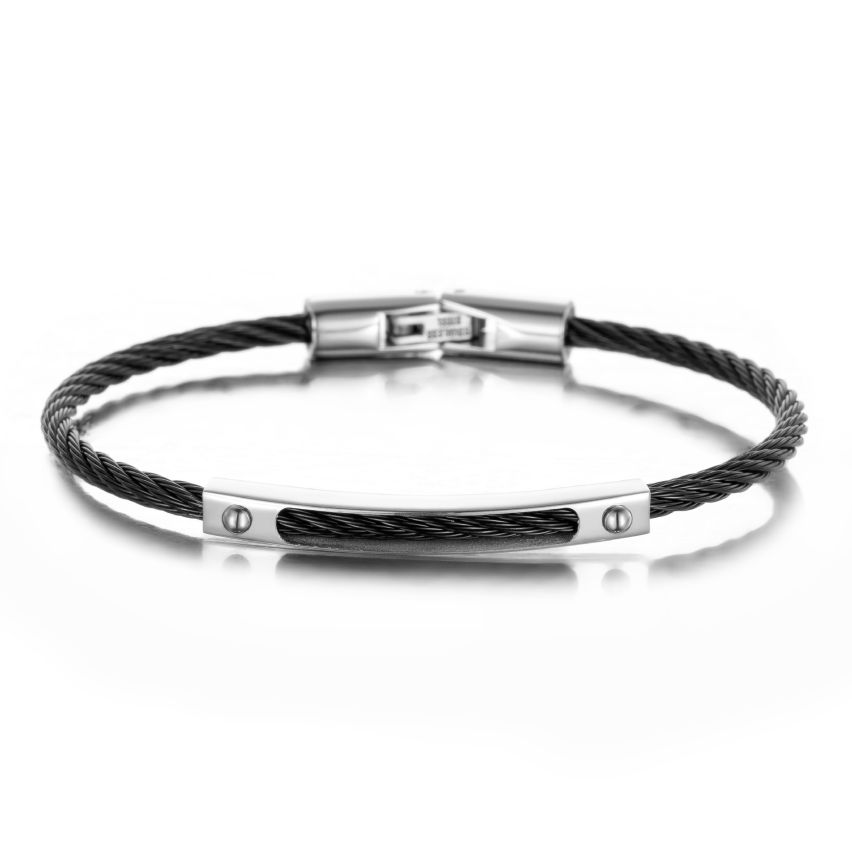 S.Steel New Two plating colors Minimalist Men-c 11g 185x3mm