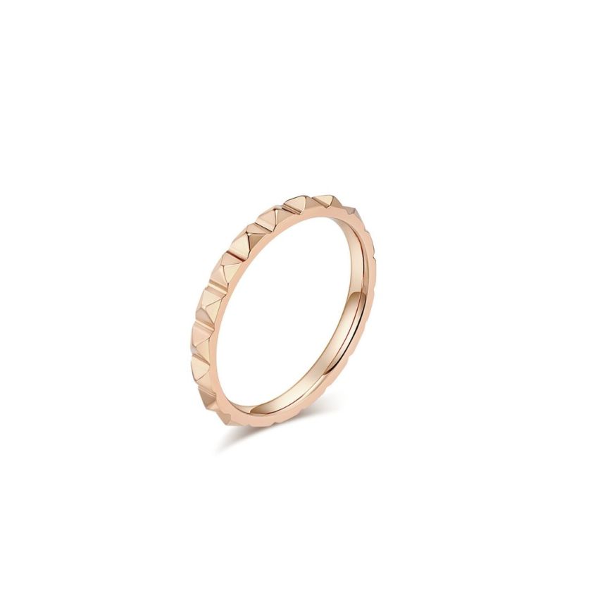 S.Steel Rose gold Plating Minimalist Men-c 2g - 2mm EU66 - ES26 - US11,00