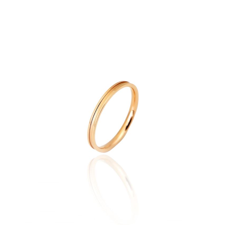 S.Steel Rose gold Plating Minimalist Women-c EU54 - ES14 - US7