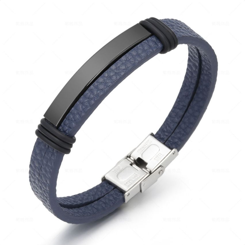 Leather With Plate Men-c 12g 210x12mm