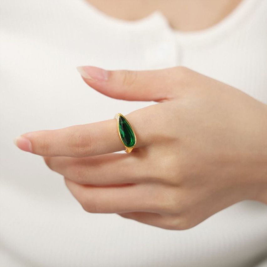 S.Steel Zircon Women-c