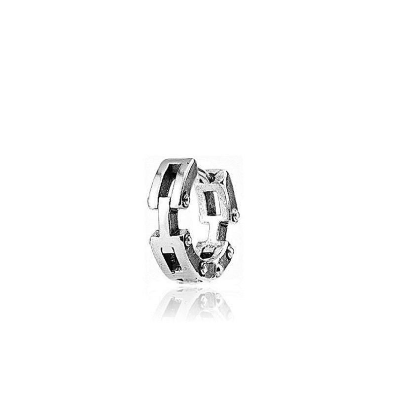 S.Steel Shiny Hoop Men-c