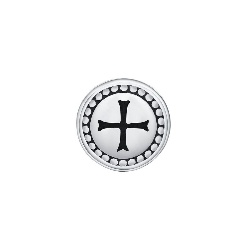 S.Steel Shiny Stud Men-c 1g