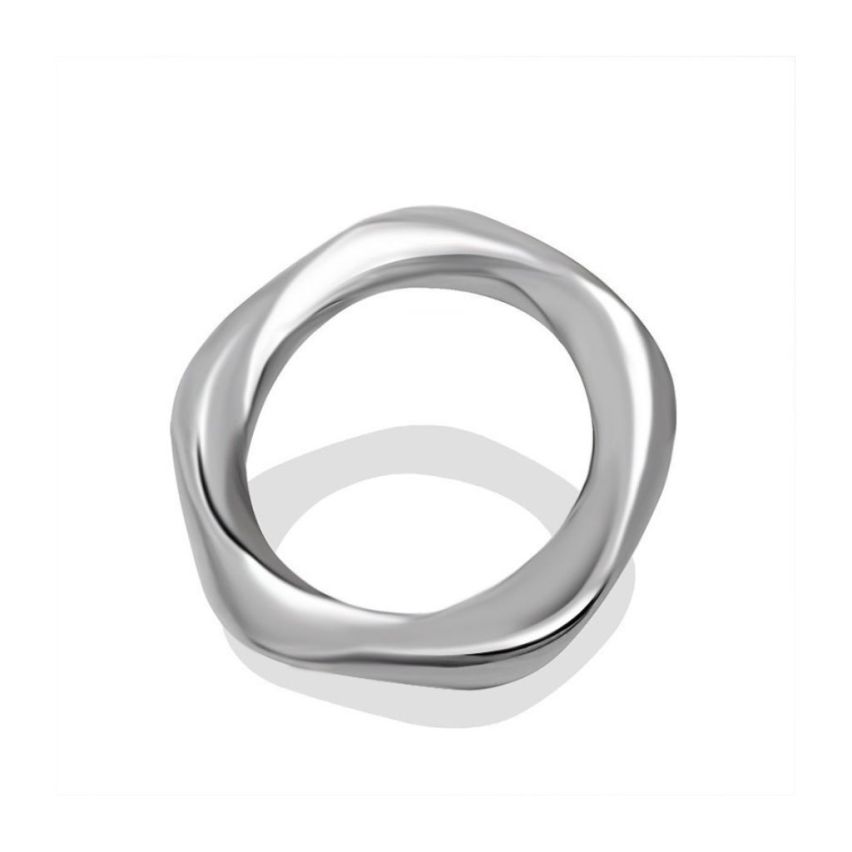 S.Steel Shiny Wedding Men-c 7g