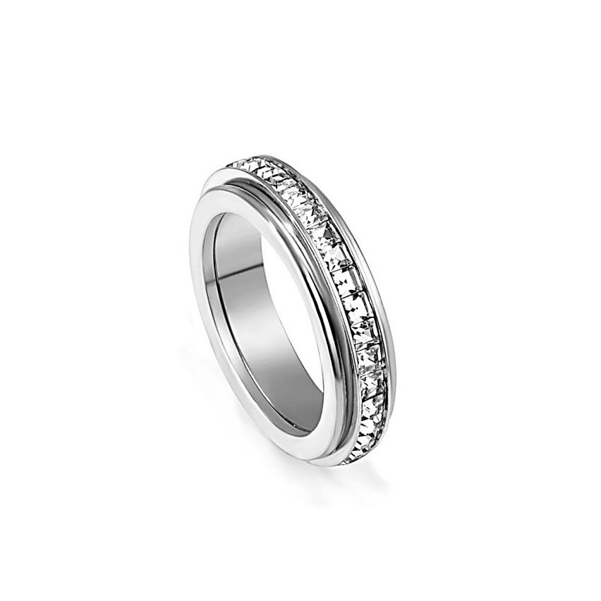 S.Steel Shiny Zircon Women-c