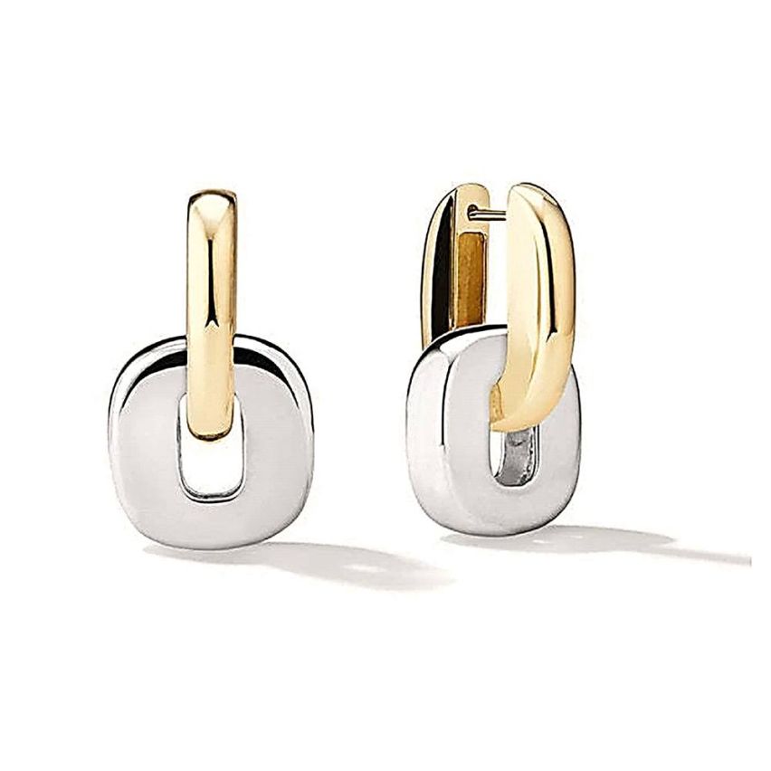 S.Steel Two plating color Smooth Women-c 8g