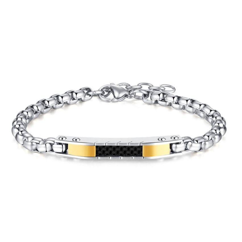S.Steel Two plating color With Plate Men-c