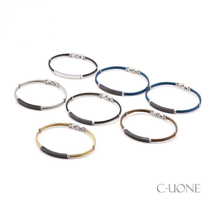 S.Steel Two plating colors With Plate Men-c 3g