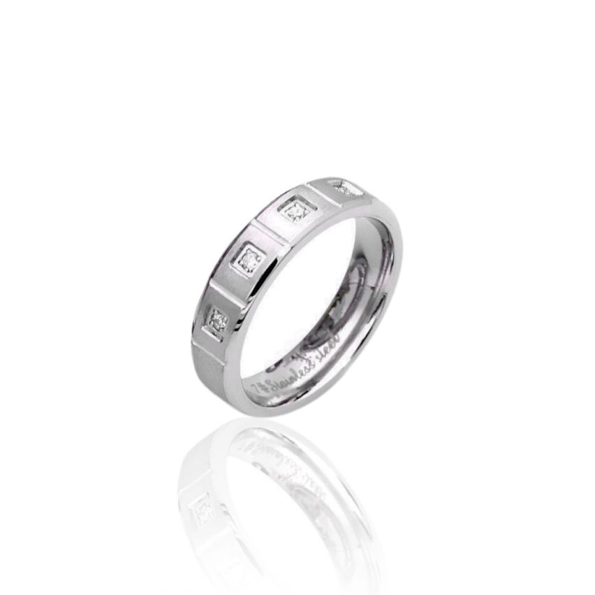 S.Steel Zircon Wedding Women-c - 1.6mm EU57 - ES17 - US8